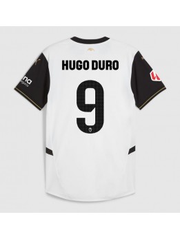 Valencia Hugo Duro #9 Heimtrikot 2024-25 Kurzarm